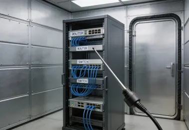 EMC testing chamber