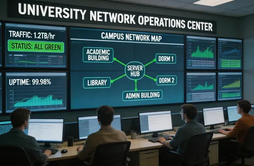 University campus network case study